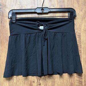 Robin Piccone Charcoal Skirt with Adjustable Waist
